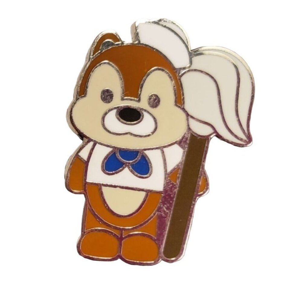 Disney Chip Trading Pin Chipmunk Sailor Hat Mop Lapel Pin Brooch Badge Jewelry